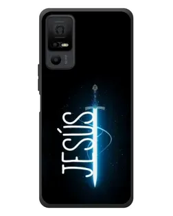 Чехол для TCL 40 NxtPaper 5G с картинкой «Меч Духа Jesus»
