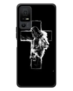 Чехол для TCL 40 NxtPaper 5G с картинкой «Сияющий крест Jesus»