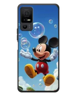 Чехол для TCL 40 NxtPaper 5G с картинкой «Mickey и мыльные пузыри»