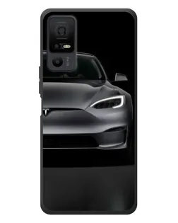 Чехол для TCL 40 NxtPaper 5G с картинкой «Tesla Model S Look»