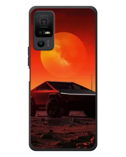 Чехол для TCL 40 NxtPaper 5G с картинкой «Cybertruck на Марсе»