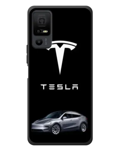 Чехол для TCL 40 NxtPaper 5G с картинкой «Tesla Model Y»