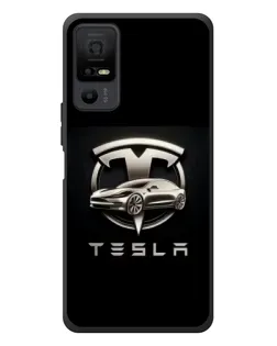 Чехол для TCL 40 NxtPaper 5G с картинкой «Tesla — серебристое авто» Чехол для TCL 40 NxtPaper 5G с картинкой «Tesla — серебристое авто»