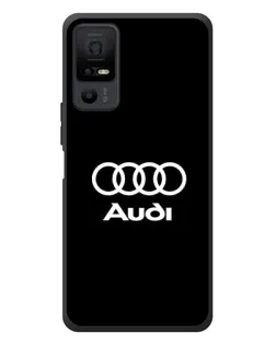 Чехол для TCL 40 NxtPaper 5G с картинкой «Классическое лого Audi»