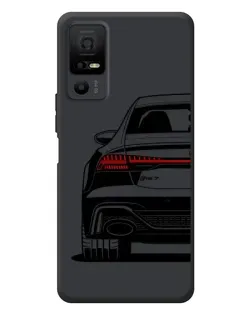 Чехол для TCL 40 NxtPaper 5G с картинкой «Задняя часть Audi — арт»