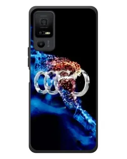Чехол для TCL 40 NxtPaper 5G с картинкой «Энергия лого Audi»