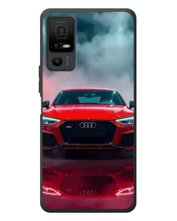 Чехол для TCL 40 NxtPaper 5G с картинкой «Audi RS — красный стиль»