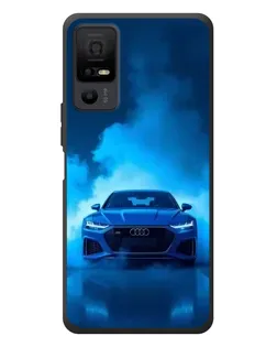 Чехол для TCL 40 NxtPaper 5G с картинкой «Audi — голубая энергия»