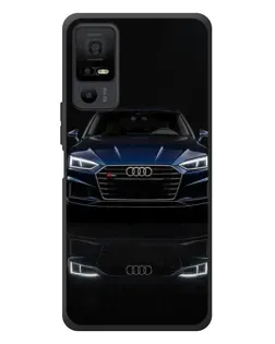 Чехол для TCL 40 NxtPaper 5G с картинкой «Audi — ночное отражение»