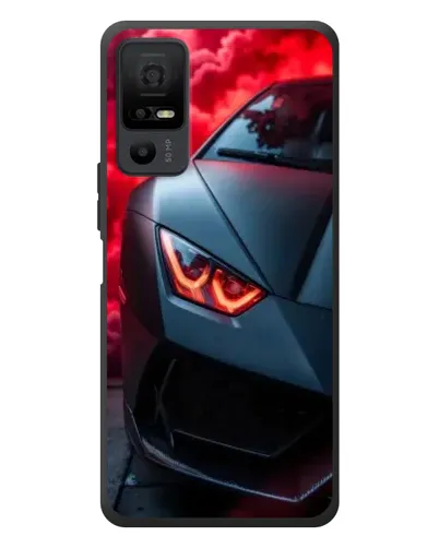Чехол для TCL 40 NxtPaper 5G с картинкой «Lamborghini красное сияние»