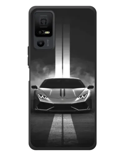 Чехол для TCL 40 NxtPaper 5G с картинкой «Lamborghini симметрия дорог»