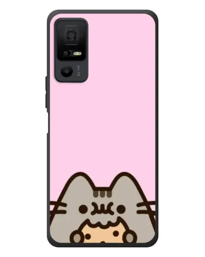Чехол для TCL 40 NxtPaper 5G с картинкой «Pusheen и печенье» Чехол для TCL 40 NxtPaper 5G с картинкой «Pusheen и печенье»