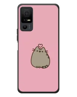 Чехол для TCL 40 NxtPaper 5G с картинкой «Pusheen сердце»