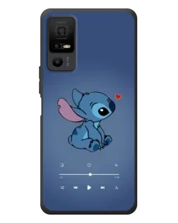 Чехол для TCL 40 NxtPaper 5G с картинкой «Музыкальный Stitch»