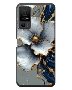 Чехол для TCL 40 NxtPaper 5G с картинкой «Белый цветок и золотой флюид» Чехол для TCL 40 NxtPaper 5G с картинкой «Белый цветок и золотой флюид»