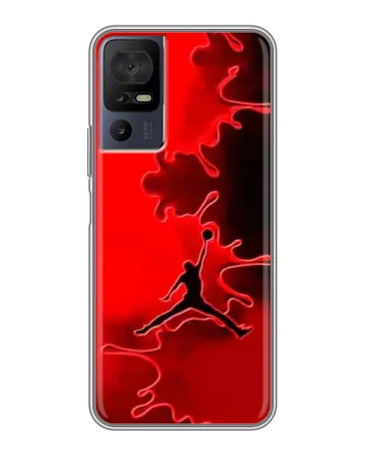 Чехол для TCL 40 SE с картинкой «Jordan Red Smoke» Чехол для TCL 40 SE с картинкой «Jordan Red Smoke»