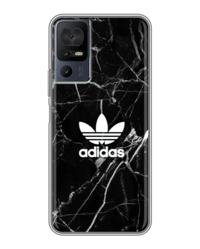 Чехол для TCL 40 SE с картинкой «Белый мрамор Adidas» Чехол для TCL 40 SE с картинкой «Белый мрамор Adidas»