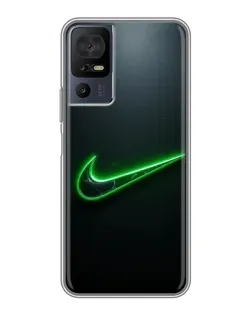 Чехол для TCL 40 SE с картинкой «Неоновый контур Nike» Чехол для TCL 40 SE с картинкой «Неоновый контур Nike»