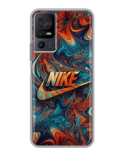 Чехол для TCL 40 SE с картинкой «Nike в абстракции» Чехол для TCL 40 SE с картинкой «Nike в абстракции»