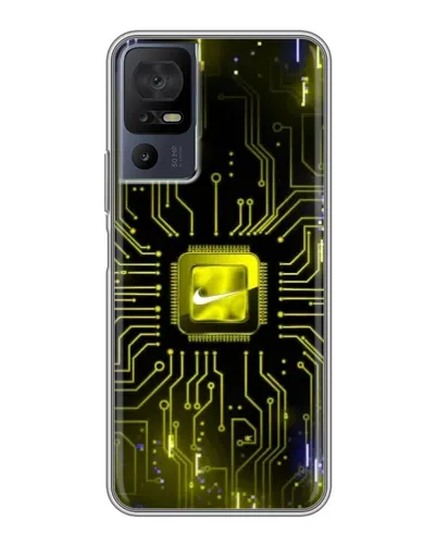 Чехол для TCL 40 SE с картинкой «Nike — золотая искра» Чехол для TCL 40 SE с картинкой «Nike — золотая искра»
