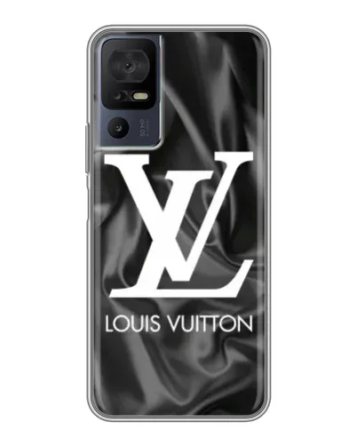 Чехол для TCL 40 SE с картинкой «Шелковый Louis Vuitton»