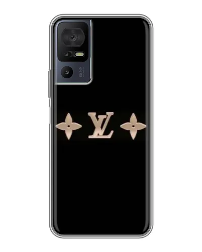 Чехол для TCL 40 SE с картинкой «Louis Vuitton — минимализм»