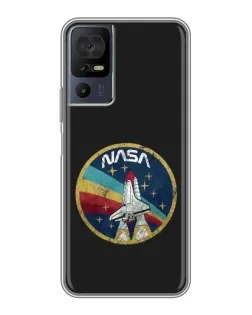 Чехол для TCL 40 SE с картинкой «NASA — эмблема миссии» Чехол для TCL 40 SE с картинкой «NASA — эмблема миссии»