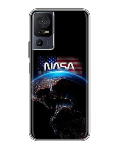 Чехол для TCL 40 SE с картинкой «Земля из космоса NASA» Чехол для TCL 40 SE с картинкой «Земля из космоса NASA»