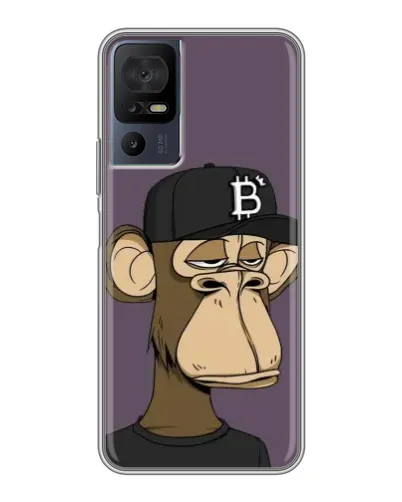 Чехол для TCL 40 SE с картинкой «Bored Ape в кепке» Чехол для TCL 40 SE с картинкой «Bored Ape в кепке»