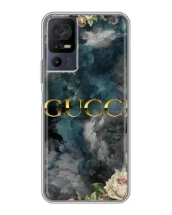 Чохол для TCL 40 SE з картинкою «Абстрактні квіти Gucci»