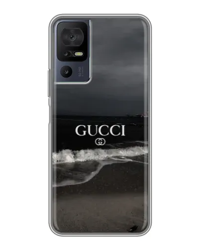 Чехол для TCL 40 SE с картинкой «Gucci — морской прибой» Чехол для TCL 40 SE с картинкой «Gucci — морской прибой»