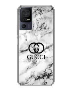 Чохол для TCL 40 SE з картинкою «Gucci — мармуровий шик»