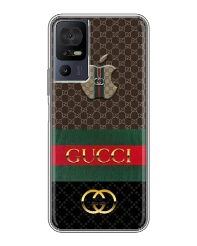 Чехол для TCL 40 SE с картинкой «Gucci — брендированный десерт» Чехол для TCL 40 SE с картинкой «Gucci — брендированный десерт»