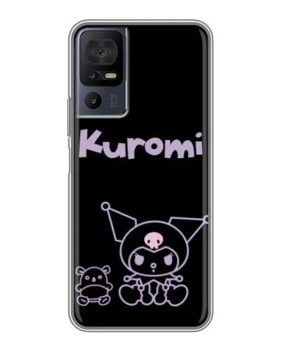 Чехол для TCL 40 SE с картинкой «Kuromi — черный минимализм» Чехол для TCL 40 SE с картинкой «Kuromi — черный минимализм»
