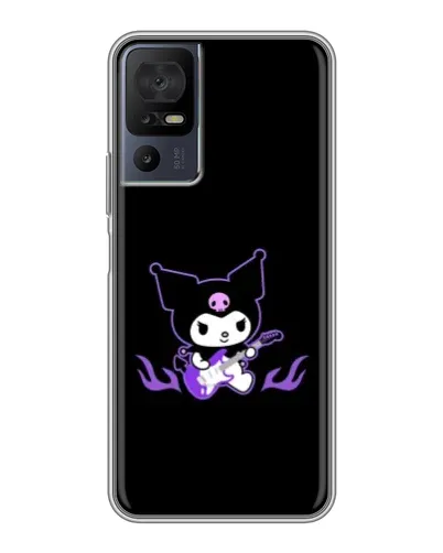 Чехол для TCL 40 SE с картинкой «Электрическая Kuromi» Чехол для TCL 40 SE с картинкой «Электрическая Kuromi»