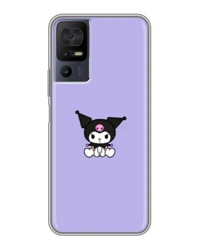 Чехол для TCL 40 SE с картинкой «Kuromi — фиолетовый минимализм» Чехол для TCL 40 SE с картинкой «Kuromi — фиолетовый минимализм»