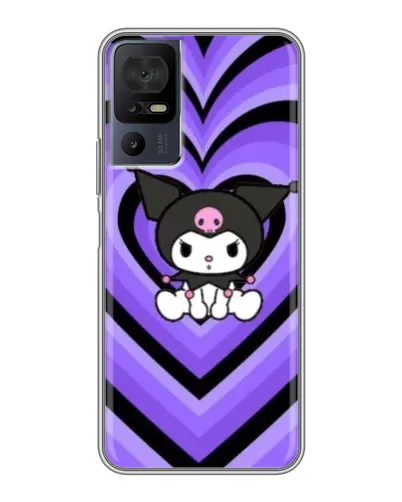 Чехол для TCL 40 SE с картинкой «Kuromi и фиолетовые сердца» Чехол для TCL 40 SE с картинкой «Kuromi и фиолетовые сердца»