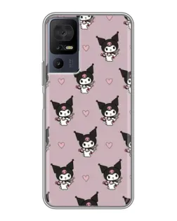 Чехол для TCL 40 SE с картинкой «Kuromi — ночной сон»