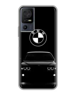 Чехол для TCL 40 SE с картинкой «BMW — взгляд из темноты»