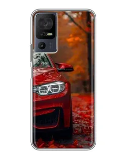 Чехол для TCL 40 SE с картинкой «Осенняя BMW M4»