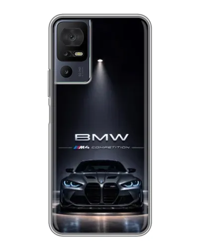 Чехол для TCL 40 SE с картинкой «BMW сквозь ночной город» Чехол для TCL 40 SE с картинкой «BMW сквозь ночной город»