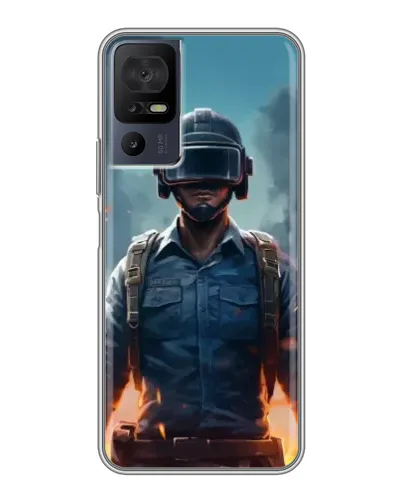 Чехол для TCL 40 SE с картинкой «PUBG — реалистичный герой» Чехол для TCL 40 SE с картинкой «PUBG — реалистичный герой»