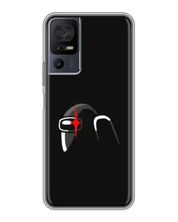Чехол для TCL 40 SE с картинкой «Among Us шлем» Чехол для TCL 40 SE с картинкой «Among Us шлем»