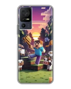 Чехол для TCL 40 SE с картинкой «Стив на ферме» Чехол для TCL 40 SE с картинкой «Стив на ферме»