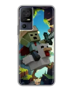 Чохол для TCL 40 SE з картинкою «Стів та гусь»