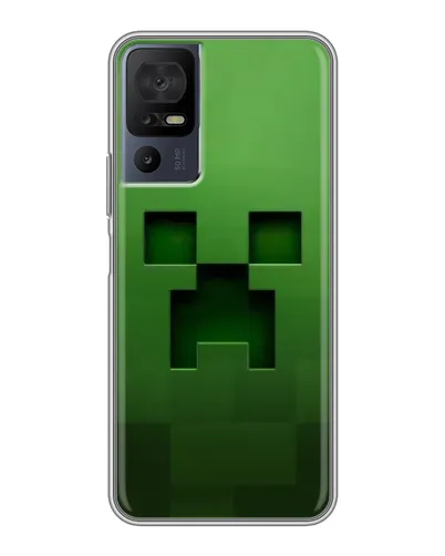 Чохол для TCL 40 SE з картинкою «Кріпер мікро-дизайн»
