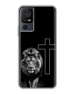 Чехол для TCL 40 SE с картинкой «Лев и Крест» Чехол для TCL 40 SE с картинкой «Лев и Крест»