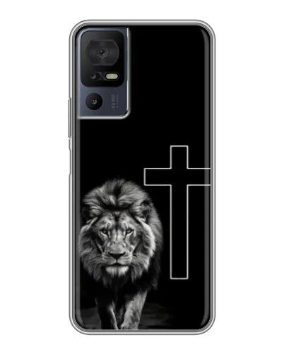 Чехол для TCL 40 SE с картинкой «Лев и Крест» Чехол для TCL 40 SE с картинкой «Лев и Крест»
