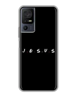 Чехол для TCL 40 SE с картинкой «Точки веры J.E.S.U.S.» Чехол для TCL 40 SE с картинкой «Точки веры J.E.S.U.S.»