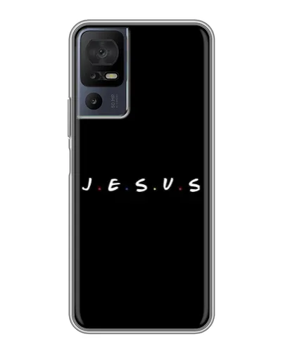 Чехол для TCL 40 SE с картинкой «Точки веры J.E.S.U.S.» Чехол для TCL 40 SE с картинкой «Точки веры J.E.S.U.S.»